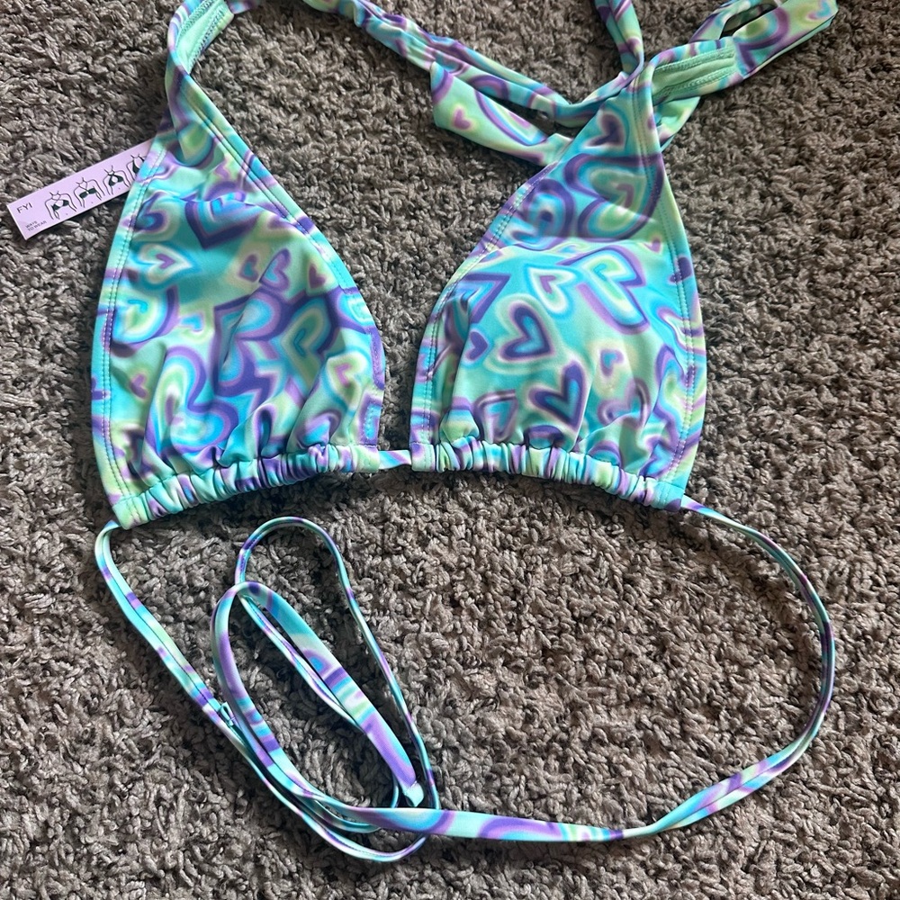 Target Multicolor Patterned Bikini Top
